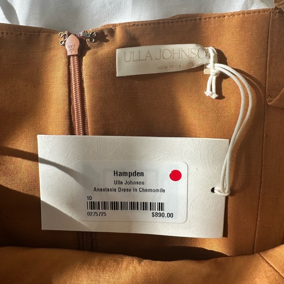 NWT Ulla Johnson Anastasia Dress in Chamomile - Picture 9 of 10